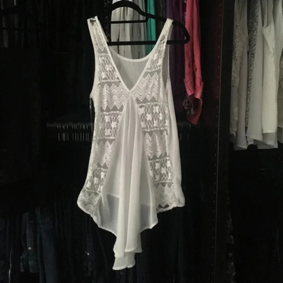 White Sheer Tank - Picture 8 of 10